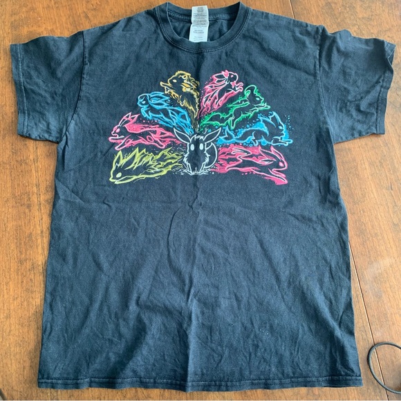 Rare | 🇳🇮 Vintage Gildan T-Shirt with Cartoon Print, Black | Medium - Picture 2 of 11